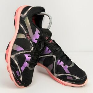 Ryka Influence Cross Training Athletic Shoes Black Pink Woman's 9.5 W Nice!!